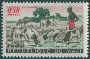 Mali 1961 SG30 50c Sheep at Pool MLH
