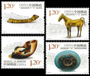 China 2018-11 Cultural Relics Along Silk Road I 丝绸之路文物 set MNH