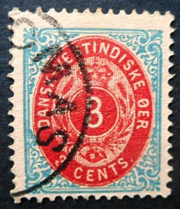 Danish West Indies, Scott 6e, Used, Inverted Frame