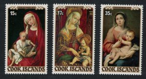 Cook Is. Christmas Paintings 3v 1978 MNH SC#503-505 SG#618-20