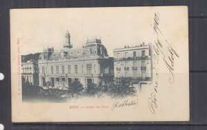 ALGERIA,1902 ppc. BONE, Hotel De Ville, Bone, 5c. to Austria. 