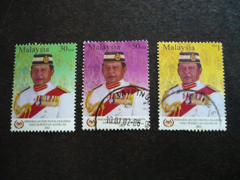 Stamps - Malaysia - Scott# 878-880 - Used Set of 3 Stamps