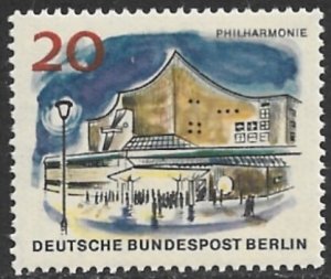 GERMANY / BERLIN - 1965-66 20pf Philharmonic Hall Issue Sc 9N225 MNH