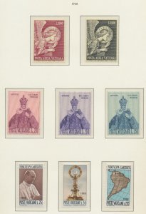 VATICAN - Scott 461-466 & C53-C54 - MNH - 1968