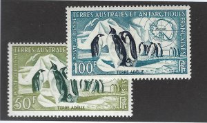 French Antarctic FSAT SC C1-C2 MNH VF SCV$77.50...Fill Great spots!