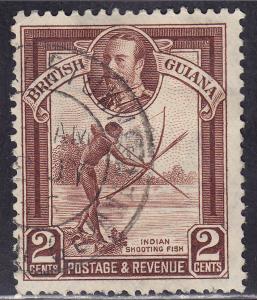 Br Guiana 211 USED 1934 Indian Shooting Fish