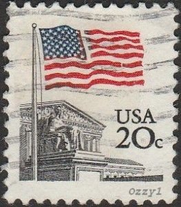USA #1894 1981 20c Flag Over Court  USED-Fine-NH.