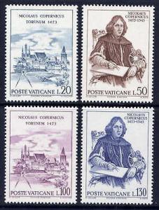 VATICAN Sc#537-40 1973 Nicholas Copernicus MNH