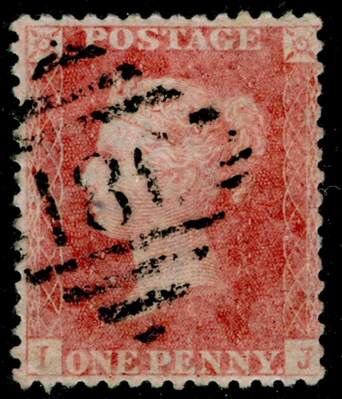 SG39, 1d pale rose, LC14, FINE USED. Cat £35. IRELAND. IJ