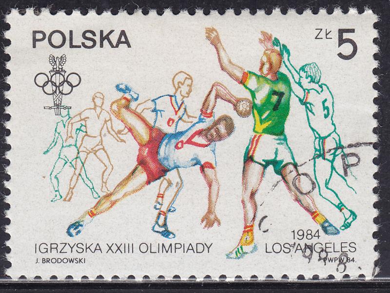 Poland 2617 Olympic Handball 1984