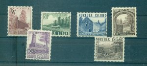 Norfolk Is. - Sc# 13-8. 1953 Definitives. MNH $57.95