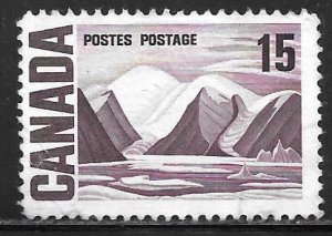 Canada 463ii: 15c Bylot Island by Lawren Stewart Harris, used, F-VF