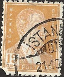 TURKEY - #751 - Used - SCV-0.25