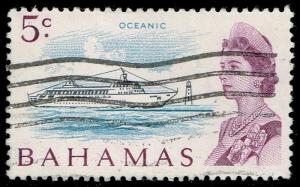 Bahamas #256 Liner Oceanic; Used