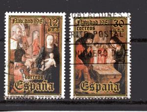 Spain 2253-2254 used