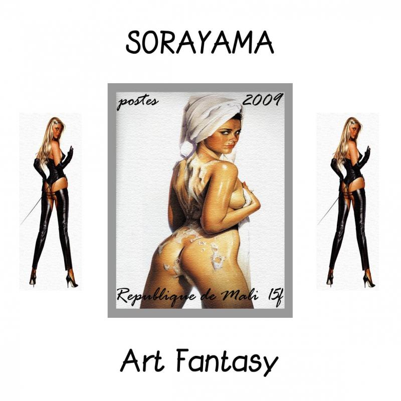 MALI SHEET DELUXE ART FANTASY SORAYAMA NUDES