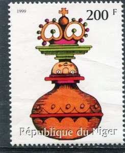 Niger 1999 PIECE OF CHESS Stamp Perforated Mint (NH)