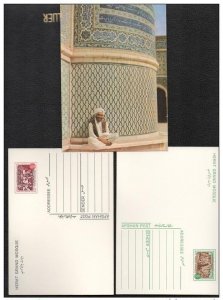 Afghanistan Postcard 2 Types Full Postcard Herat Grand Mosque Cult Religion-