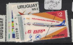 Uruguay SC 1099-1105 MNH (4dup)