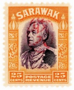 (I.B) Sarawak Revenue : Japanese Occupation OP 25c