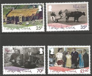 TRISTAN DA CUNHA SG1005/8 2010 TRISTAN TRADITIONS MNH