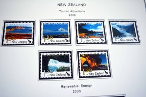 COLOR PRINTED NEW ZEALAND 2005-2010 STAMP ALBUM PAGES (80 illustrated pages)