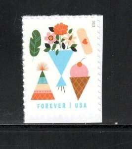 5805 * LEAF * THINKING OF YOU *   U.S. Postage  MNH