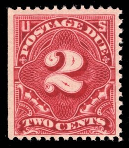 MOMEN: US #J30 VERMILLION MINT OG NH CAT. $1,950  ***** PF CERT ***** LOT #96729