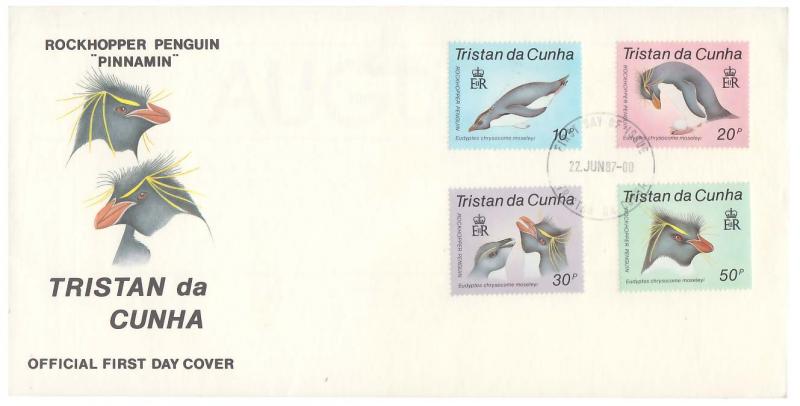 Tristan da Cunha Scott 408-411 Unaddressed.