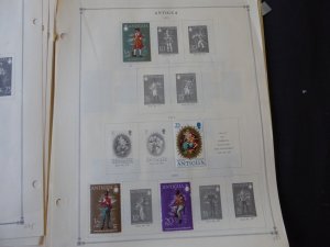 Antigua 1921-1985 Stamp Collection on Scott International Pages