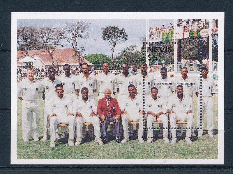 [58132] Nevis 1997 Cricket team MNH Sheet