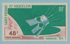 ST PIERRE & MIQUELON C32 AIRMAIL  MINT HINGED OG * NO FAULTS EXTRA FINE! - VME