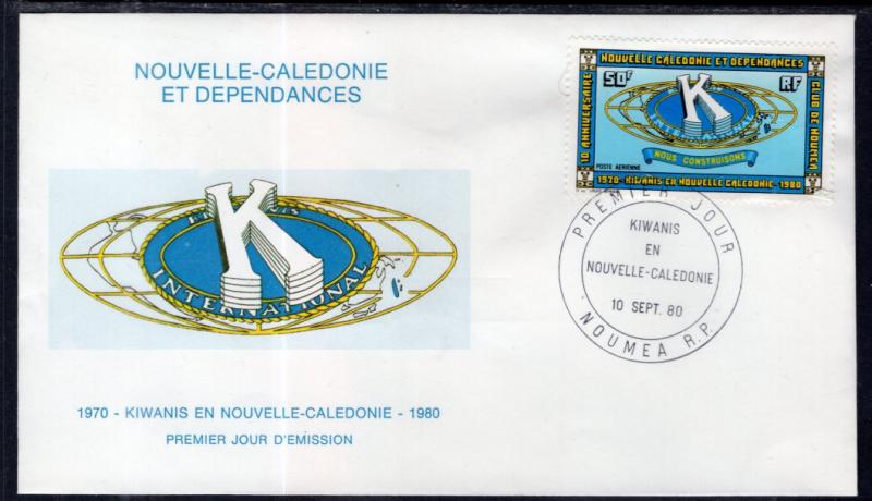 New Caledonia C166 U/A FDC