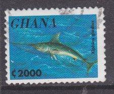 Ghana sc#1838 1995 2000c Fish defin used
