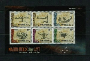 New Zealand: 2012, Matariki, Rock Art,  Miniature sheet, MNH