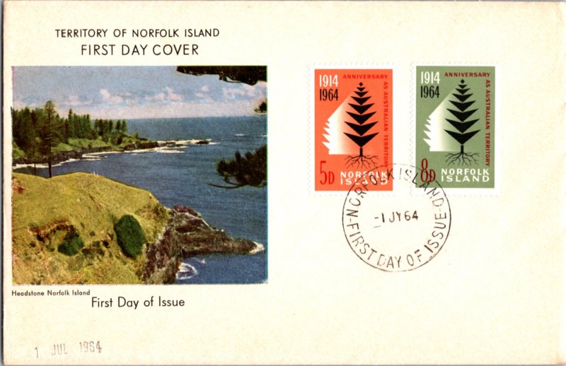 Norfolk Islands, Worldwide First Day Cover