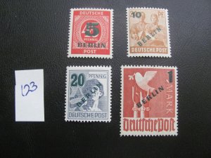 GERMANY BERLIN 1949 MNH SC 9N64-67 SET  VF/XF $190 (123)