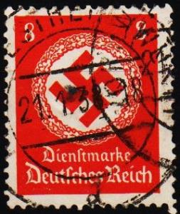 Germany.1934 8pf S.G.O813 Fine Used