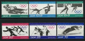 Winter Olympic Games Sapporo Sport Serie Set of 6 Stamps Mint NH