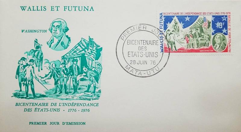 L) 1976 WALLIS AND FUTUNA, WASHINGTON, BICENTENARY OF THE INDEPENDENCE OF THE UN