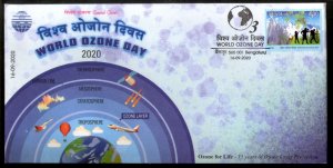 India 2020 World Ozone Day Ozone Layer Environment Climate Special Cover # 18161