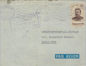 75828 - MADAGASCAR  - Postal History -  Postmark 1953  Auto CAR RALLY