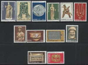 CYPRUS SC# 452-63 F-VF MNH 1976