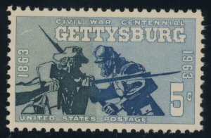 US Stamp #1180 Gettysburg 5c - PSE Cert - XF 90 - MNH - SMQ $18.00