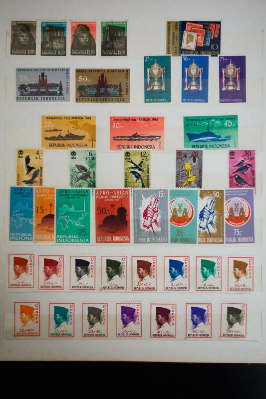 Indonesia Early Mint Stamp Collection