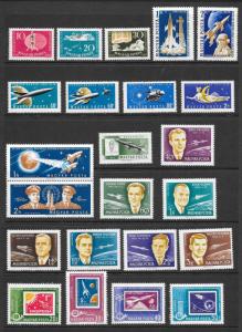 PANAMA & HUNGARY (115) Space Topical Stamps ALL Mint Never Hinged