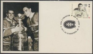 CANADA # 3027.14 - LEGENDS of HOCKEY MAURICE RICHARD on SUPERB FIRST DAY COVER