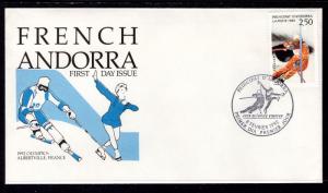 Andorra French 411 Olympics U/A FDC