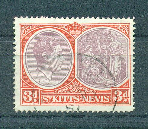 St. Kitts & Nevis sc# 84 (1) used cat value $5.50