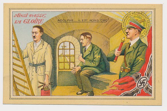Postcard France Adolf Hitler